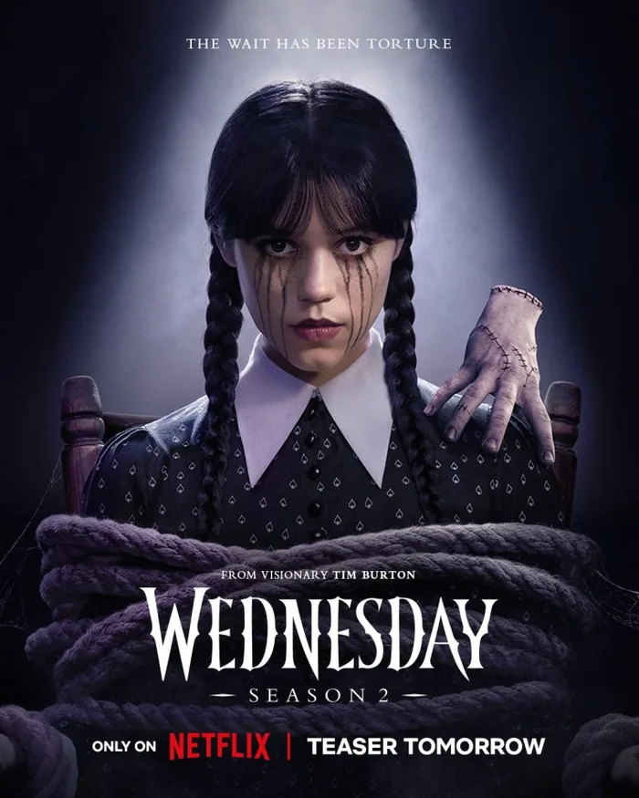 Wednesday season 2 poster